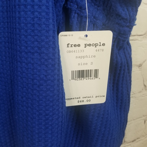 Free People Dahlia thermal knit top size small - Picture 6 of 8